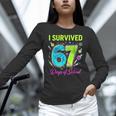 I Survived 67 Days Of School 67 Meme Science Teacher Women Long Sleeve T-Shirt, Science Teacher Shirts, gift for family, gift for coworker