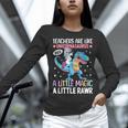 T Rex Dinosaur Unicorn Teachers Are Like Unicornasaurus Rex Women Long Sleeve T-Shirt, gift for family, gift for coworker