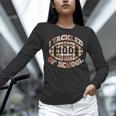 I Tackled 100 Days Of School Football Boys Girls Teachers Women Long Sleeve T-Shirt, gift for family, gift for coworker