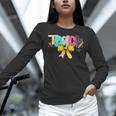 Teach Coquette Bow Teacher Back To School Happy First Day Women Long Sleeve T-Shirt, gift for family, gift for coworker