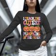 I Teach The Cutest Pumpkins Halloween Fall Teacher Women Women Long Sleeve T-Shirt, gift for family, gift for coworker I Teach The Cutest Pumpkins Halloween Fall Teacher Women Women Long Sleeve T-Shirt, gift for family, gift for coworker