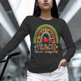 Teach Love Inspire Rainbow Leopard Cheetah Print Teacher Women Long Sleeve T-Shirt, gift for family, gift for coworker Teach Love Inspire Rainbow Leopard Cheetah Print Teacher Women Long Sleeve T-Shirt, gift for family, gift for coworker