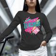 Teacher 90s Retro Colorful Teacher Of The 90s Back To School Women Long Sleeve T-Shirt, 90s Teacher Shirts, gift for family, gift for coworker Teacher 90s Retro Colorful Teacher Of The 90s Back To School Women Long Sleeve T-Shirt, 90s Teacher Shirts, gift for family, gift for coworker