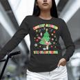 Teacher Christmas Shirts Pajama Matching Rockin' Around The Classroom -Adult Short Sleeve Small Modern Festive Christmas Teacher Xmas Vibes T-Shirt Women Long Sleeve T-Shirt, gift for family, gift for coworker