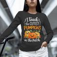 Teacher Halloween Pre-K Teacher Kindergarten Cutest Pumpkins Women Long Sleeve T-Shirt, gift for family, gift for coworker Teacher Halloween Pre-K Teacher Kindergarten Cutest Pumpkins Women Long Sleeve T-Shirt, gift for family, gift for coworker