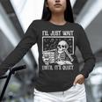 Teacher Halloween Shirt I'Ll Just Wait Until It's Quiet Women Long Sleeve T-Shirt, gift for family, gift for coworker Teacher Halloween Shirt I'Ll Just Wait Until It's Quiet Women Long Sleeve T-Shirt, gift for family, gift for coworker
