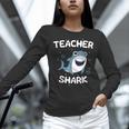 Teacher Shark Teaching Back To School Kindergarten Women Long Sleeve T-Shirt, gift for family, gift for coworker Teacher Shark Teaching Back To School Kindergarten Women Long Sleeve T-Shirt, gift for family, gift for coworker