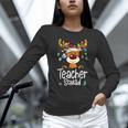 Teacher Squad Red Plaid Rudolph Reindeer Christmas Women Long Sleeve T-Shirt, gift for family, gift for coworker Teacher Squad Red Plaid Rudolph Reindeer Christmas Women Long Sleeve T-Shirt, gift for family, gift for coworker