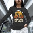 Teacher All Teachers Love Brains Halloween Women Long Sleeve T-Shirt, gift for family, gift for coworker Teacher All Teachers Love Brains Halloween Women Long Sleeve T-Shirt, gift for family, gift for coworker