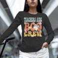 Teachers Aide Boo Crew Ghost Groovy Halloween For Women Women Long Sleeve T-Shirt, gift for family, gift for coworker Teachers Aide Boo Crew Ghost Groovy Halloween For Women Women Long Sleeve T-Shirt, gift for family, gift for coworker
