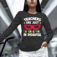 Teachers Are Just Superheroes In Disguise School Women Long Sleeve T-Shirt, gift for family, gift for coworker Teachers Are Just Superheroes In Disguise School Women Long Sleeve T-Shirt, gift for family, gift for coworker