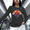 Teachers Are Superheroes 4th Grade Super Teacher Staff Men Women Women Long Sleeve T-Shirt, Super Teacher Shirts, 4th Grade Teacher Shirts, gift for family, gift for coworker