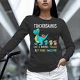 Teachersaurus Like A Normal Teacher But More Awesome Women Long Sleeve T-Shirt, gift for family, gift for coworker