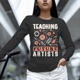 Teaching Future Artists For Art Teachers And Lovers For Men Women Girls Kids Women Long Sleeve T-Shirt, gift for family, gift for coworker Teaching Future Artists For Art Teachers And Lovers For Men Women Girls Kids Women Long Sleeve T-Shirt, gift for family, gift for coworker