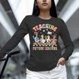 Teaching Future Leaders Teacher Back To School Cute Goose Women Long Sleeve T-Shirt, Future Teacher Shirts, gift for family, gift for coworker
