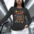 Teaching Kids About Jesus Is The Best Job Ever Bible Teacher Women Long Sleeve T-Shirt, gift for family, gift for coworker Teaching Kids About Jesus Is The Best Job Ever Bible Teacher Women Long Sleeve T-Shirt, gift for family, gift for coworker