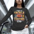 Test Day State Football Tackle Testing Day Sports Teacher Women Long Sleeve T-Shirt, gift for family, gift for coworker