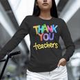 Thank You Teacher Appreciation Graduation Men Women Girls Kids Women Long Sleeve T-Shirt, gift for family, gift for coworker