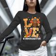 Thanksgiving Love Kindergarten Teacher Turkey Autumn Fall Women Long Sleeve T-Shirt, gift for family, gift for coworker Thanksgiving Love Kindergarten Teacher Turkey Autumn Fall Women Long Sleeve T-Shirt, gift for family, gift for coworker