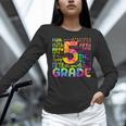 Tie Dye 5th Grade Typography Team Fifth Grade Teacher For Men Women Girls Kids Women Long Sleeve T-Shirt, gift for family, gift for coworker