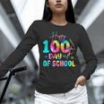 Tie Dye Happy 100th Day Of School Teacher Student 100 Days Women Long Sleeve T-Shirt, gift for family, gift for coworker Tie Dye Happy 100th Day Of School Teacher Student 100 Days Women Long Sleeve T-Shirt, gift for family, gift for coworker