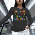 Tiny Human Security Preschool Childcare Teacher Babysitters Women Long Sleeve T-Shirt, gift for family, gift for coworker Tiny Human Security Preschool Childcare Teacher Babysitters Women Long Sleeve T-Shirt, gift for family, gift for coworker