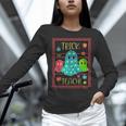 Trick Or Teach Neon Ghost Flower Teacher Spooky Halloween Women Long Sleeve T-Shirt, gift for family, gift for coworker Trick Or Teach Neon Ghost Flower Teacher Spooky Halloween Women Long Sleeve T-Shirt, gift for family, gift for coworker