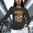 Trick Or Tray Halloween Cafeteria Teacher School Women Long Sleeve T-Shirt, gift for family, gift for coworker Trick Or Tray Halloween Cafeteria Teacher School Women Long Sleeve T-Shirt, gift for family, gift for coworker