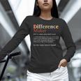 Vintage Difference Maker Definition Teachers Mom Boss Women Women Long Sleeve T-Shirt, gift for family, gift for coworker Vintage Difference Maker Definition Teachers Mom Boss Women Women Long Sleeve T-Shirt, gift for family, gift for coworker