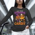 Will Trade Students For Candy Shirt Fun Candy Corn Teacher Women Long Sleeve T-Shirt, gift for family, gift for coworker Will Trade Students For Candy Shirt Fun Candy Corn Teacher Women Long Sleeve T-Shirt, gift for family, gift for coworker