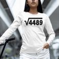 67 Meme Square Root 4489 Six Seven Slang Math Teacher Women Long Sleeve T-Shirt, gift for family, gift for coworker
