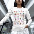 American Sign Language For Teachers ASL Alphabet Women Long Sleeve T-Shirt, gift for family, gift for coworker American Sign Language For Teachers ASL Alphabet Women Long Sleeve T-Shirt, gift for family, gift for coworker