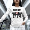 Boo Boo Crew First Aid School Nurse Day Care Teacher Women Long Sleeve T-Shirt, gift for family, gift for coworker