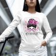 CTE Teacher In October We Wear Pink Breast Cancer Awareness Women Long Sleeve T-Shirt, gift for family, gift for coworker