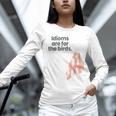 English Teachers Idiom Joke Grammar Police Literature Lovers Men Women Girls Kids Women Long Sleeve T-Shirt, English Teacher Shirts, gift for family, gift for coworker English Teachers Idiom Joke Grammar Police Literature Lovers Men Women Girls Kids Women Long Sleeve T-Shirt, English Teacher Shirts, gift for family, gift for coworker