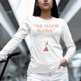 The Floor Is Lava For History Lovers & Teachers Premium Tri-Blend Women Long Sleeve T-Shirt, History Teacher Shirts, gift for family, gift for coworker The Floor Is Lava For History Lovers & Teachers Premium Tri-Blend Women Long Sleeve T-Shirt, History Teacher Shirts, gift for family, gift for coworker