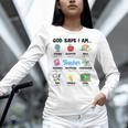 God Says Im Teacher Christian Back To School Religious Women Long Sleeve T-Shirt, gift for family, gift for coworker God Says Im Teacher Christian Back To School Religious Women Long Sleeve T-Shirt, gift for family, gift for coworker