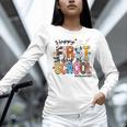 Happy First Day Of School PE Teacher Life Back To School Women Long Sleeve T-Shirt, Pe Teacher Shirts, gift for family, gift for coworker Happy First Day Of School PE Teacher Life Back To School Women Long Sleeve T-Shirt, Pe Teacher Shirts, gift for family, gift for coworker