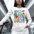 Happy Fri-Yay Friday Lovers Fun Teacher Life FriYay Weekend Women Long Sleeve T-Shirt, gift for family, gift for coworker Happy Fri-Yay Friday Lovers Fun Teacher Life FriYay Weekend Women Long Sleeve T-Shirt, gift for family, gift for coworker