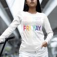 Happy Fri Yay Teacher Friday Saying Women Long Sleeve T-Shirt, gift for family, gift for coworker Happy Fri Yay Teacher Friday Saying Women Long Sleeve T-Shirt, gift for family, gift for coworker