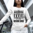 High School Teacher Personalized Women Long Sleeve T-Shirt, gift for family, gift for coworker
