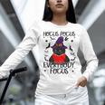 Hocus Pocus Everybody Focus Halloween Teacher For Men Women Women Long Sleeve T-Shirt, gift for family, gift for coworker