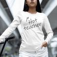 Hot Sexy Teacher Adult Humor Halloween Costume T Shirt Women Long Sleeve T-Shirt, gift for family, gift for coworker Hot Sexy Teacher Adult Humor Halloween Costume T Shirt Women Long Sleeve T-Shirt, gift for family, gift for coworker