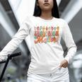Inclusion Matters Groovy American Sign Language ASL Teacher For Men Women Women Long Sleeve T-Shirt, Groovy Teacher Shirts, gift for family, gift for coworker