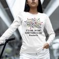 It's Fine I'm Fine Christmas Lights Teacher Xmas Women Long Sleeve T-Shirt, gift for family, gift for coworker It's Fine I'm Fine Christmas Lights Teacher Xmas Women Long Sleeve T-Shirt, gift for family, gift for coworker