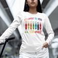 Its Okay To Feel All The Feels Mood Color Crayons Teacher Women Long Sleeve T-Shirt, gift for family, gift for coworker Its Okay To Feel All The Feels Mood Color Crayons Teacher Women Long Sleeve T-Shirt, gift for family, gift for coworker