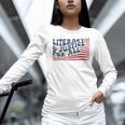 Literacy Justice For All Teacher Women Long Sleeve T-Shirt, gift for family, gift for coworker Literacy Justice For All Teacher Women Long Sleeve T-Shirt, gift for family, gift for coworker