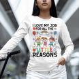 Love Job For Little Reasons Daycare Teacher Graphic Women Long Sleeve T-Shirt, gift for family, gift for coworker Love Job For Little Reasons Daycare Teacher Graphic Women Long Sleeve T-Shirt, gift for family, gift for coworker