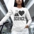 I Love Science Lover Teacher Scientist Sciences Women Long Sleeve T-Shirt, Science Teacher Shirts, gift for family, gift for coworker