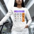 Math Teacher Halloween Costume Calculator Math Pun Women Long Sleeve T-Shirt, gift for family, gift for coworker